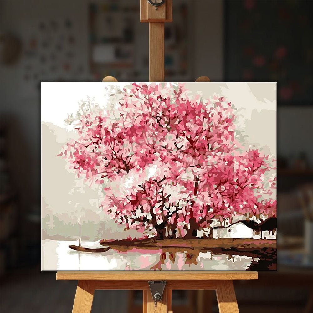 Cherry Blossoms paint by numbers kit
