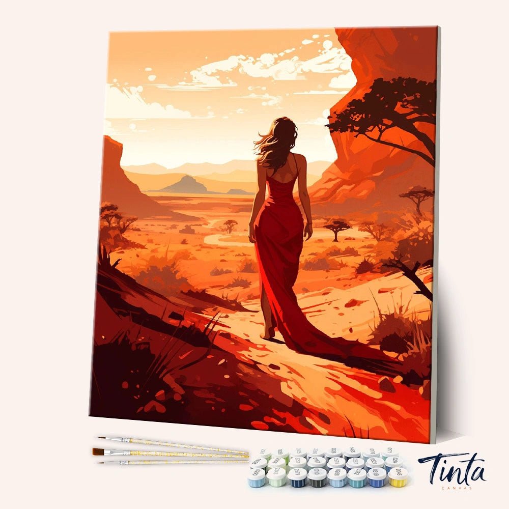 A New World paint by numbers kit