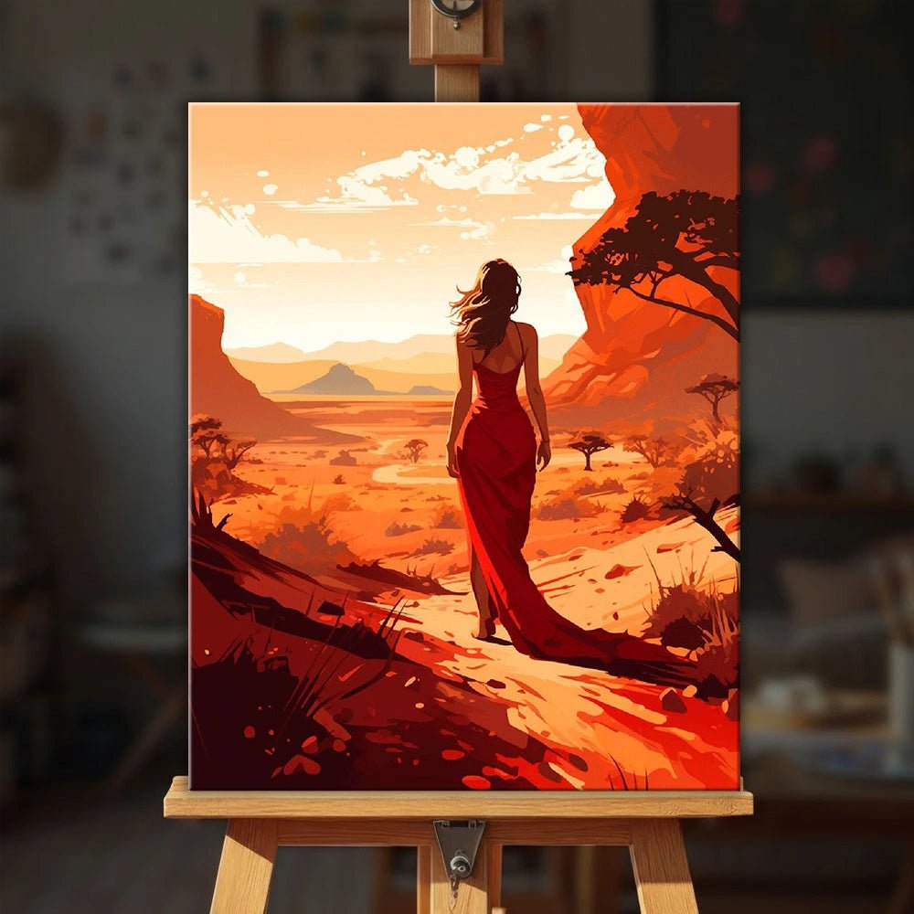 A New World paint by numbers kit