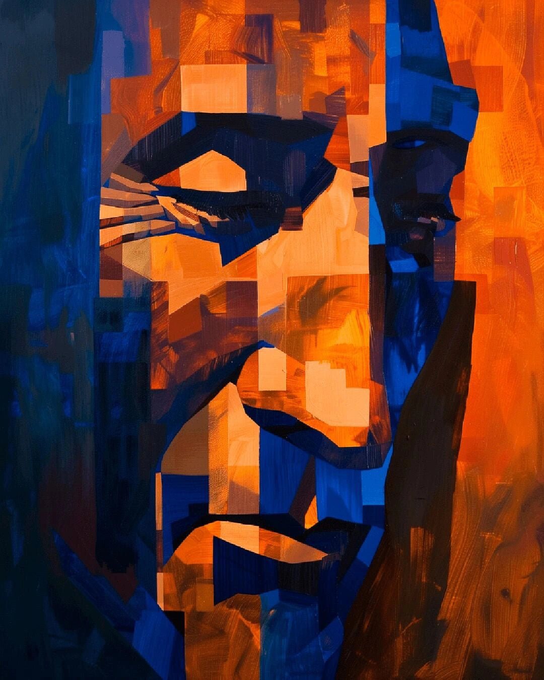 Fragmented Soul paint by numbers kit
