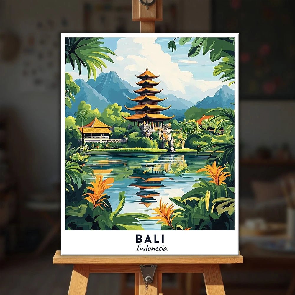 Bali - Póster de viaje