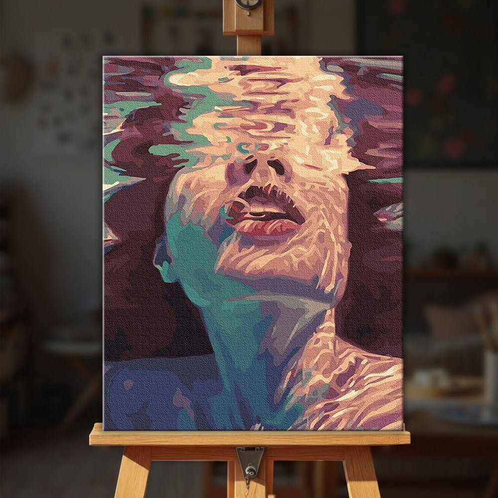Below the Water's Surface paint by numbers kit