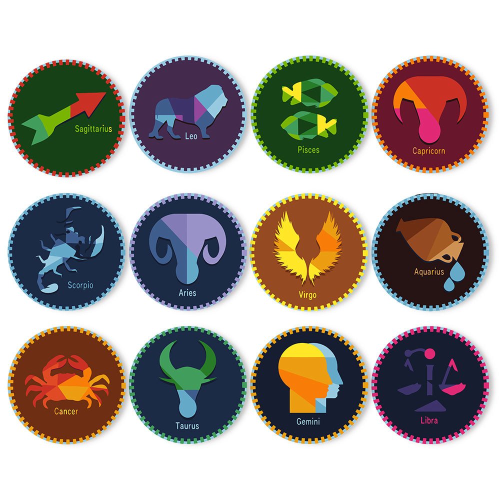 Celestial Facets (12 Pieces) paint by numbers kit