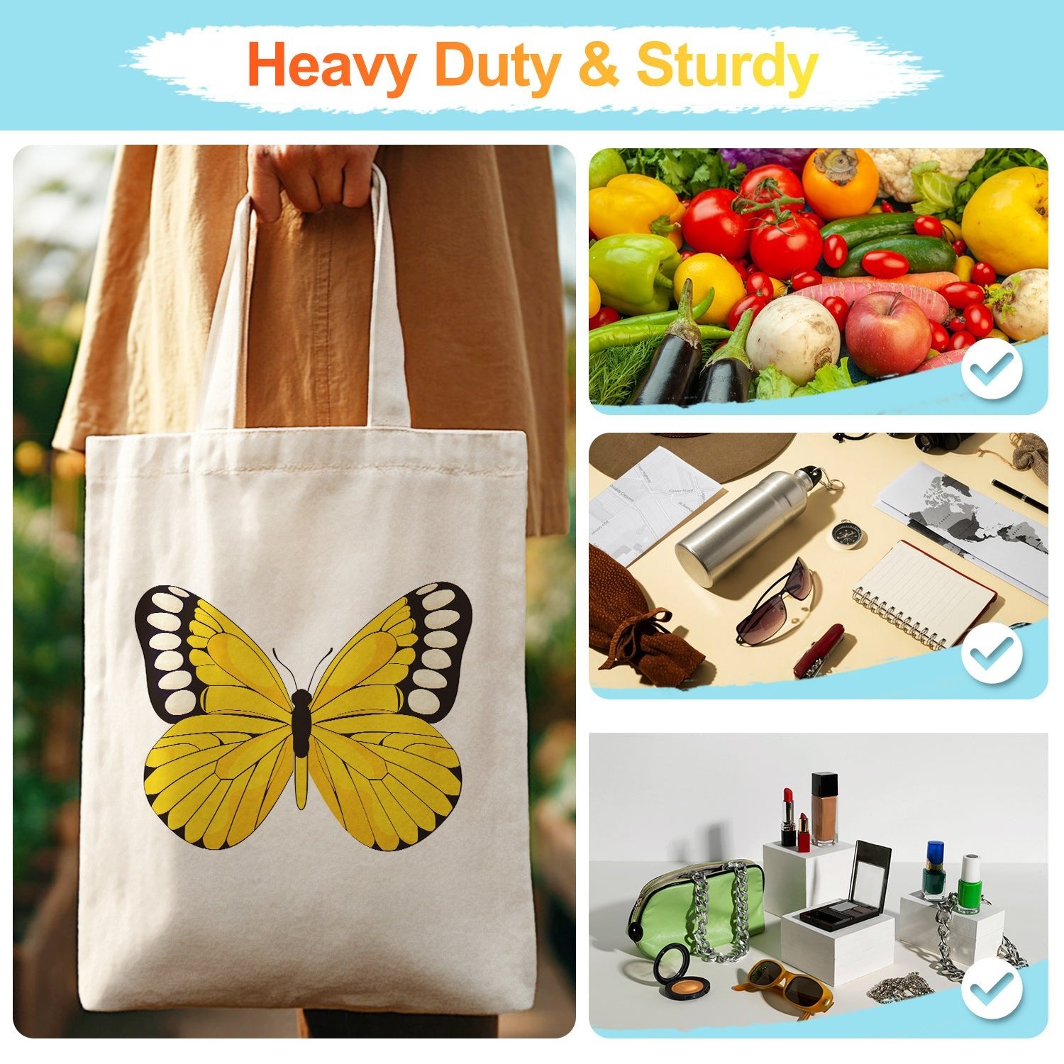 Sunrise Butterfly Carry Bag paint by numbers kit