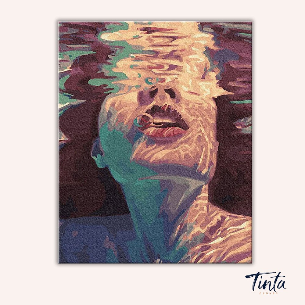 Below the Water's Surface paint by numbers kit
