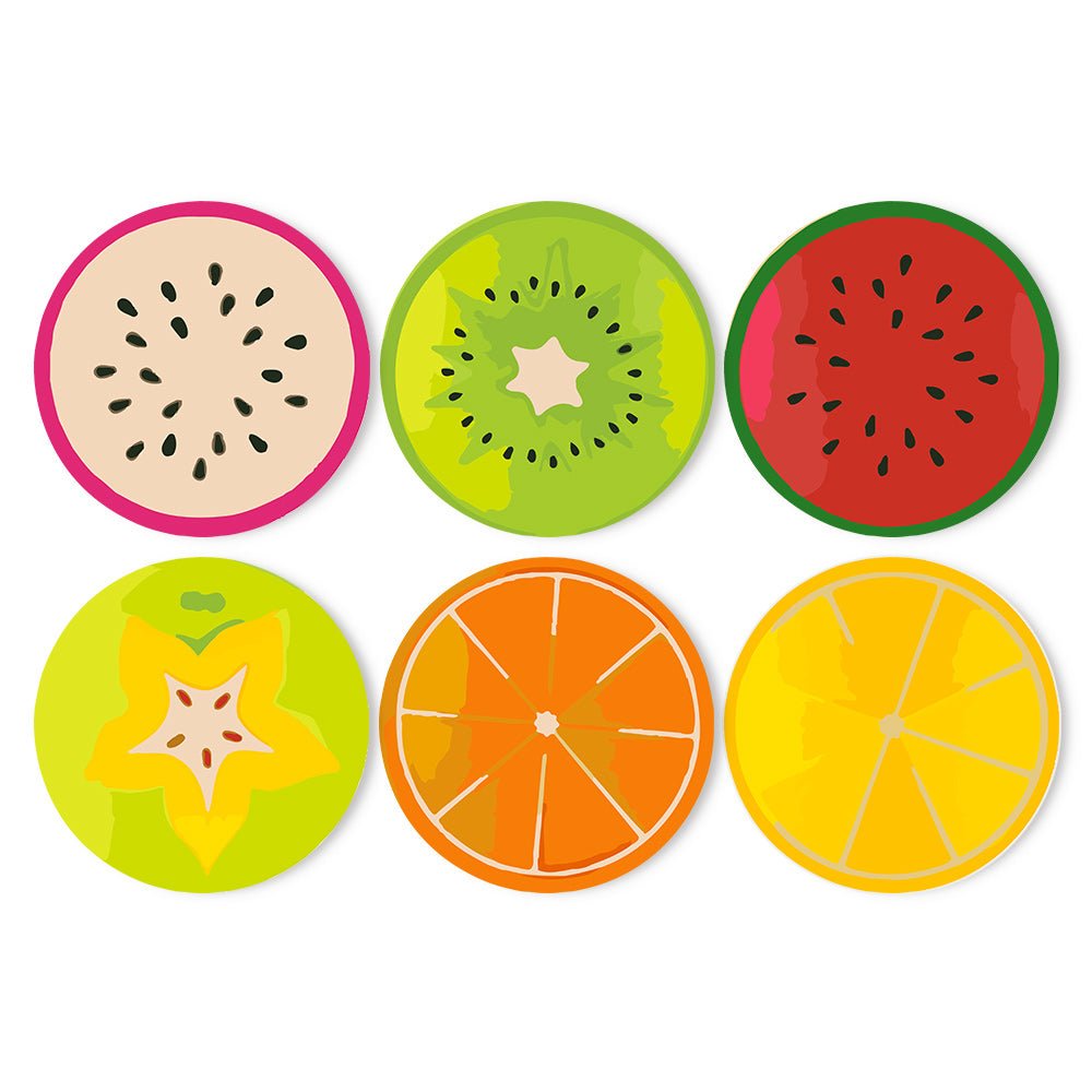 Citrus Splash (6 Pieces) paint by numbers kit