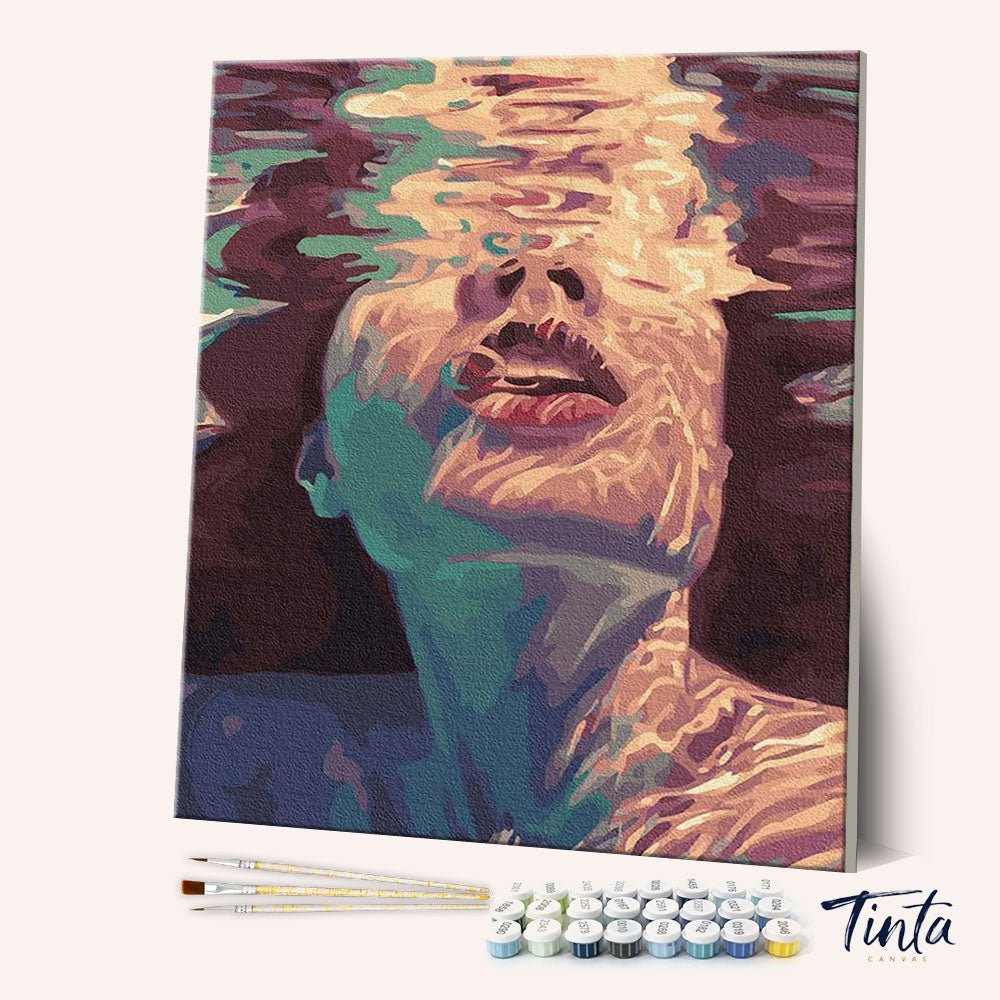 Below the Water's Surface paint by numbers kit