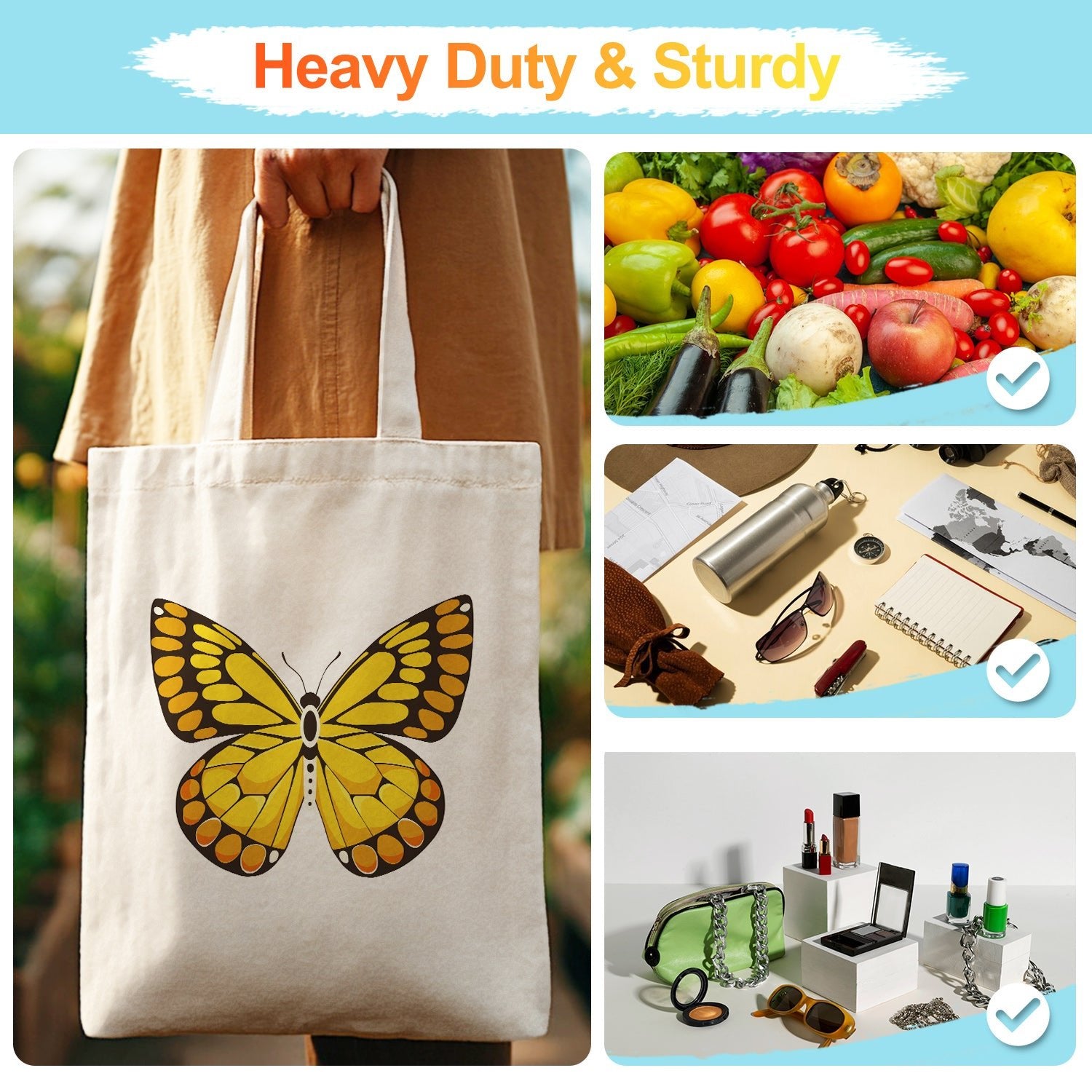 Monarch Butterfly Carry Bag paint by numbers kit