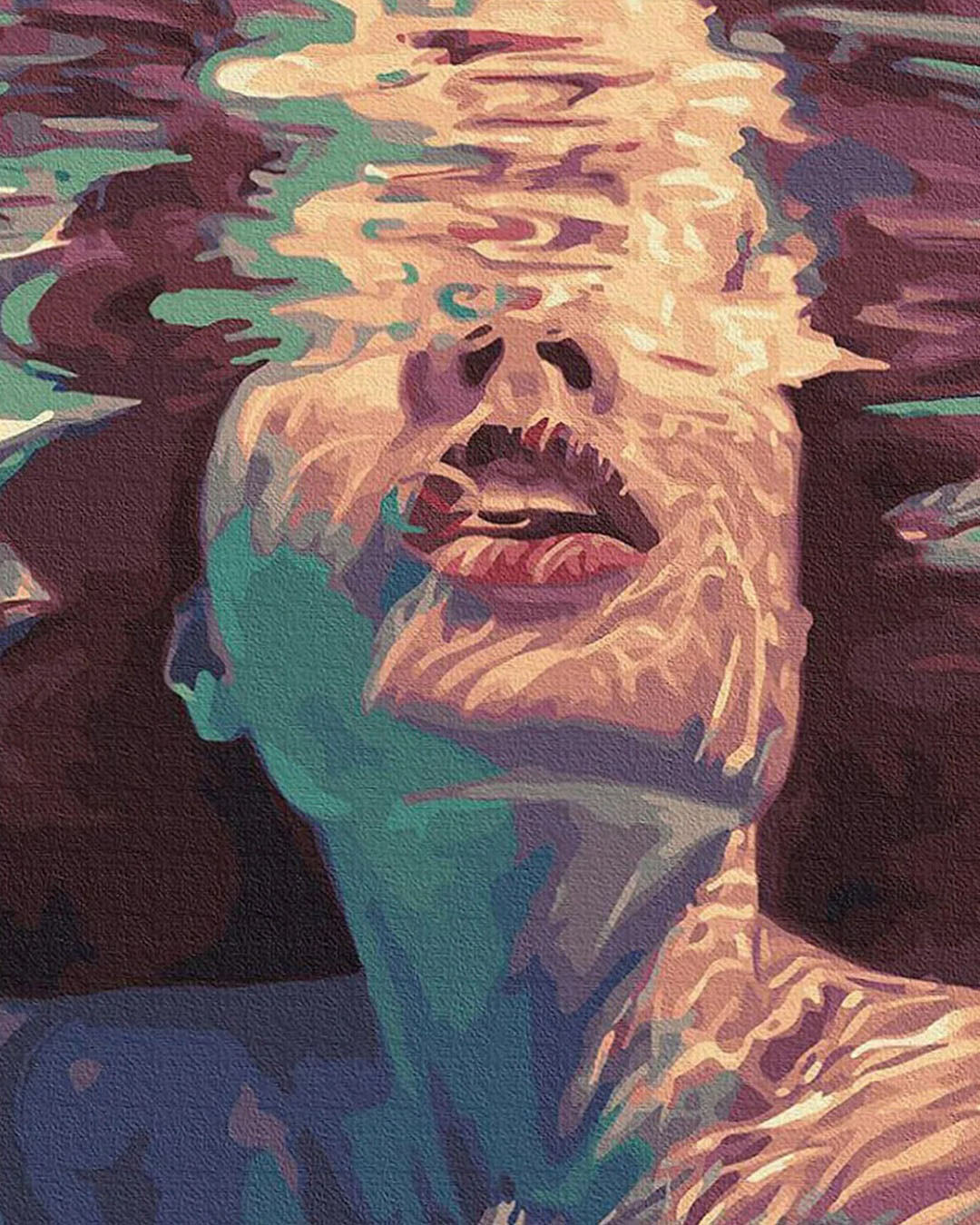 Below the Water's Surface paint by numbers kit