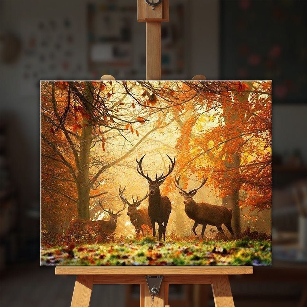 Autumn Majesty paint by numbers kit