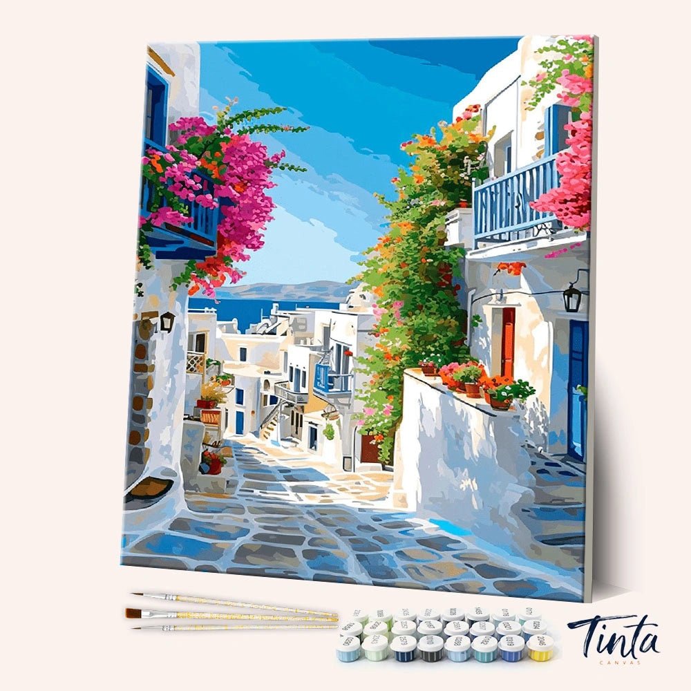 Aegean Steps paint by numbers kit