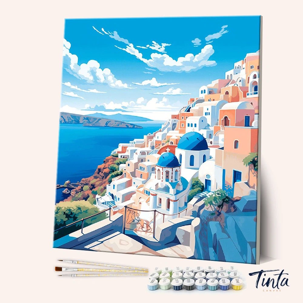 Aegean Splendor paint by numbers kit