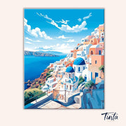Aegean Splendor paint by numbers kit