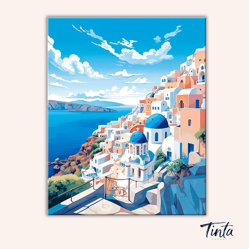 Aegean Splendor paint by numbers kit