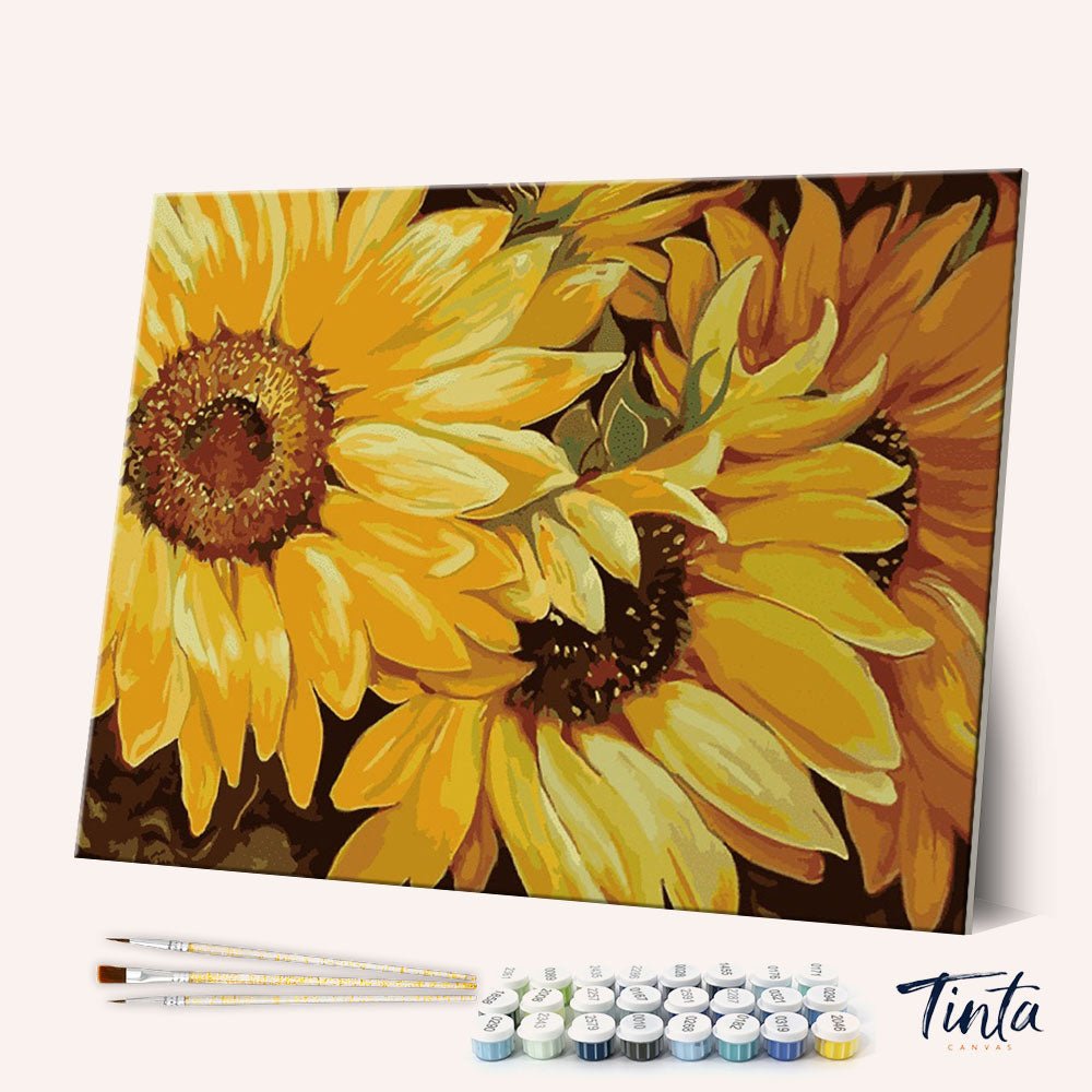 Blossom Sunflowers paint by numbers kit