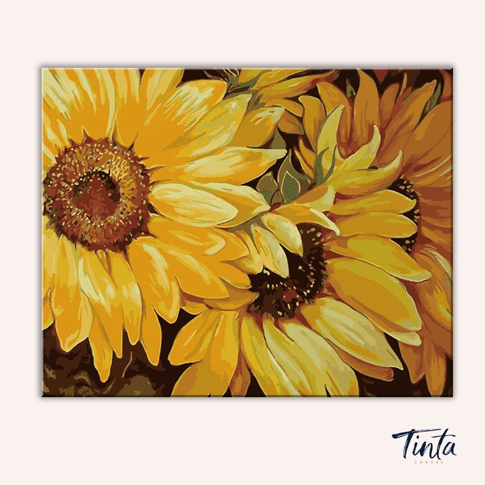 Blossom Sunflowers paint by numbers kit