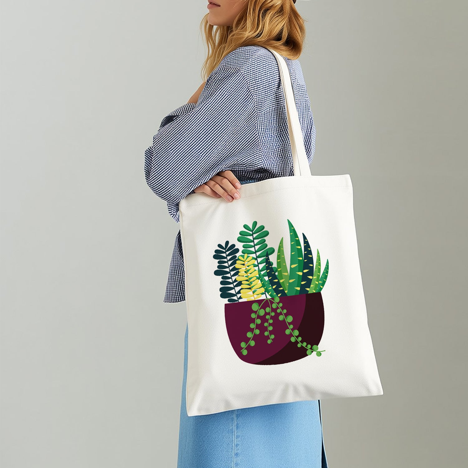 Urban Plant Carry Bag paint by numbers kit