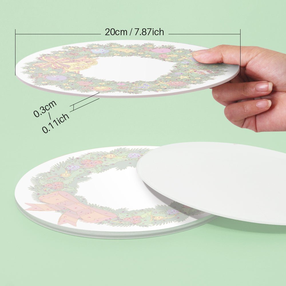 Evergreen Celebration (4 Pieces) paint by numbers kit