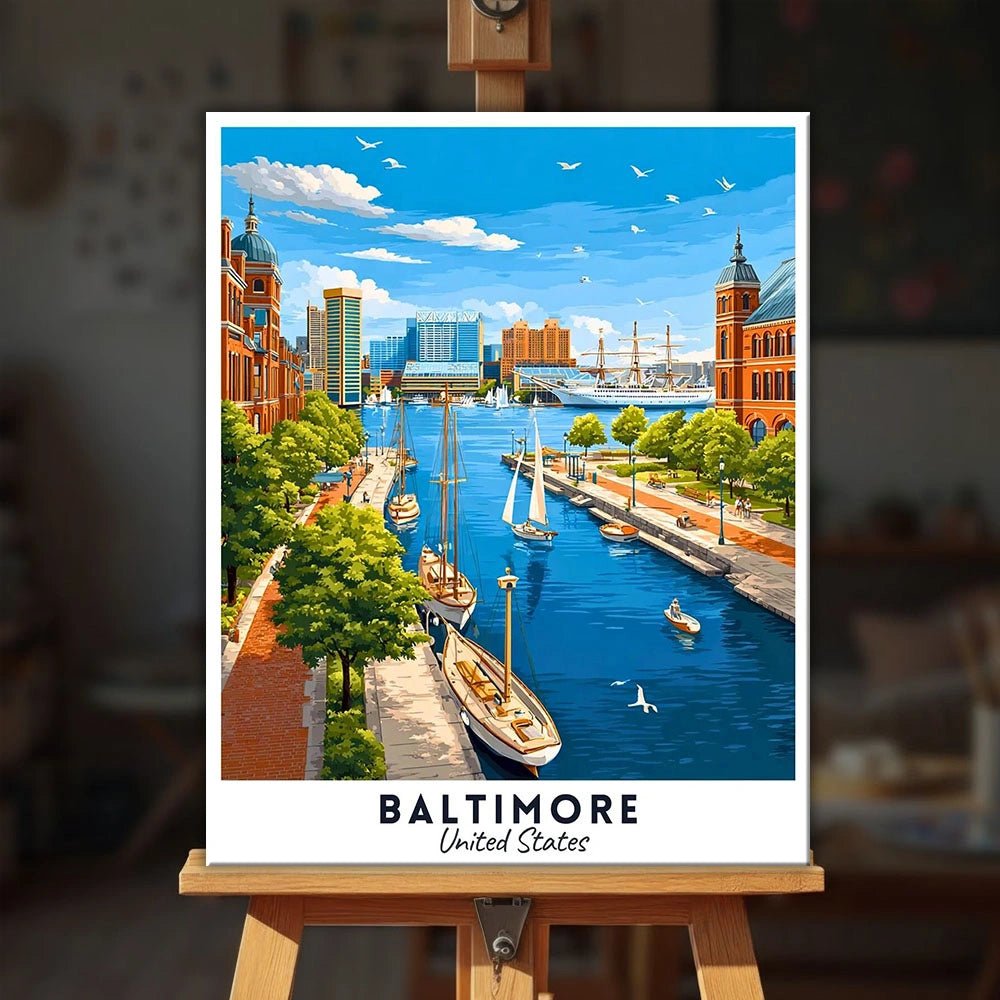 Baltimore - Póster de viaje