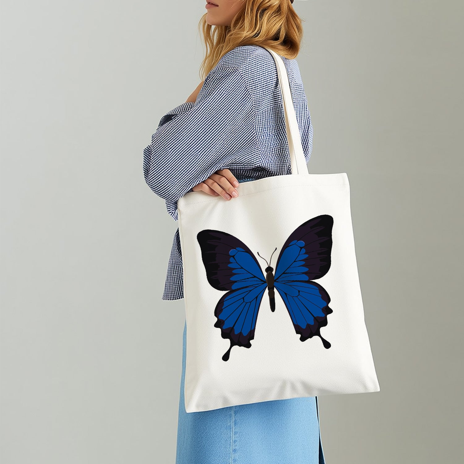 Sapphire Butterfly Carry Bag paint by numbers kit