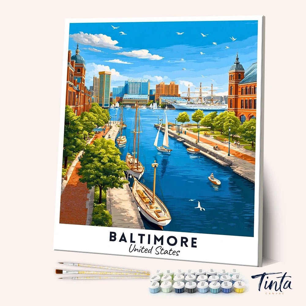 Baltimore - Póster de viaje