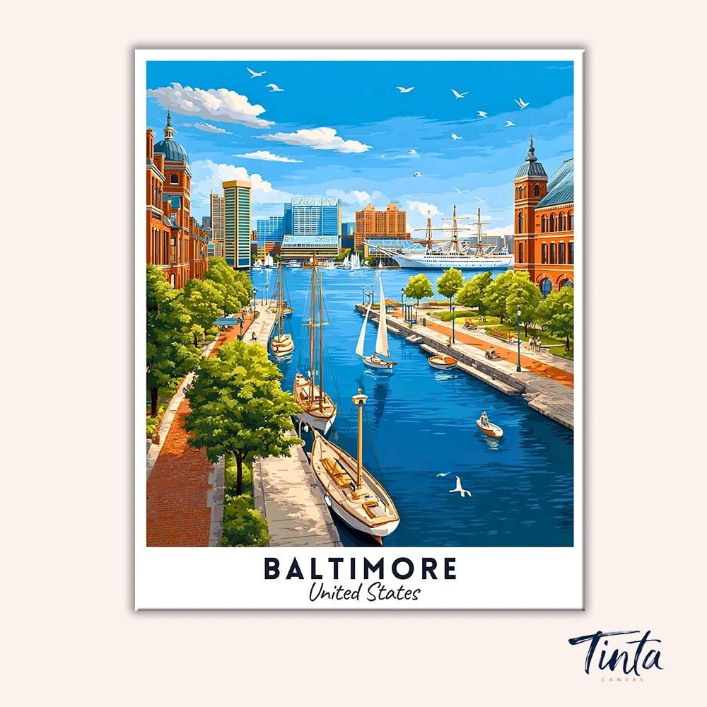 Baltimore - Póster de viaje