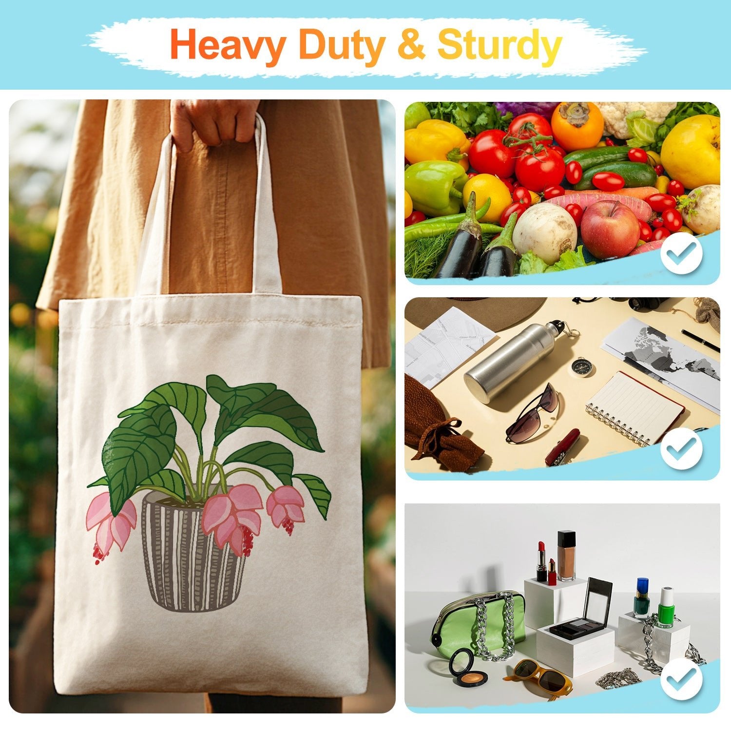 Blush Bloom Carry Bag paint by numbers kit