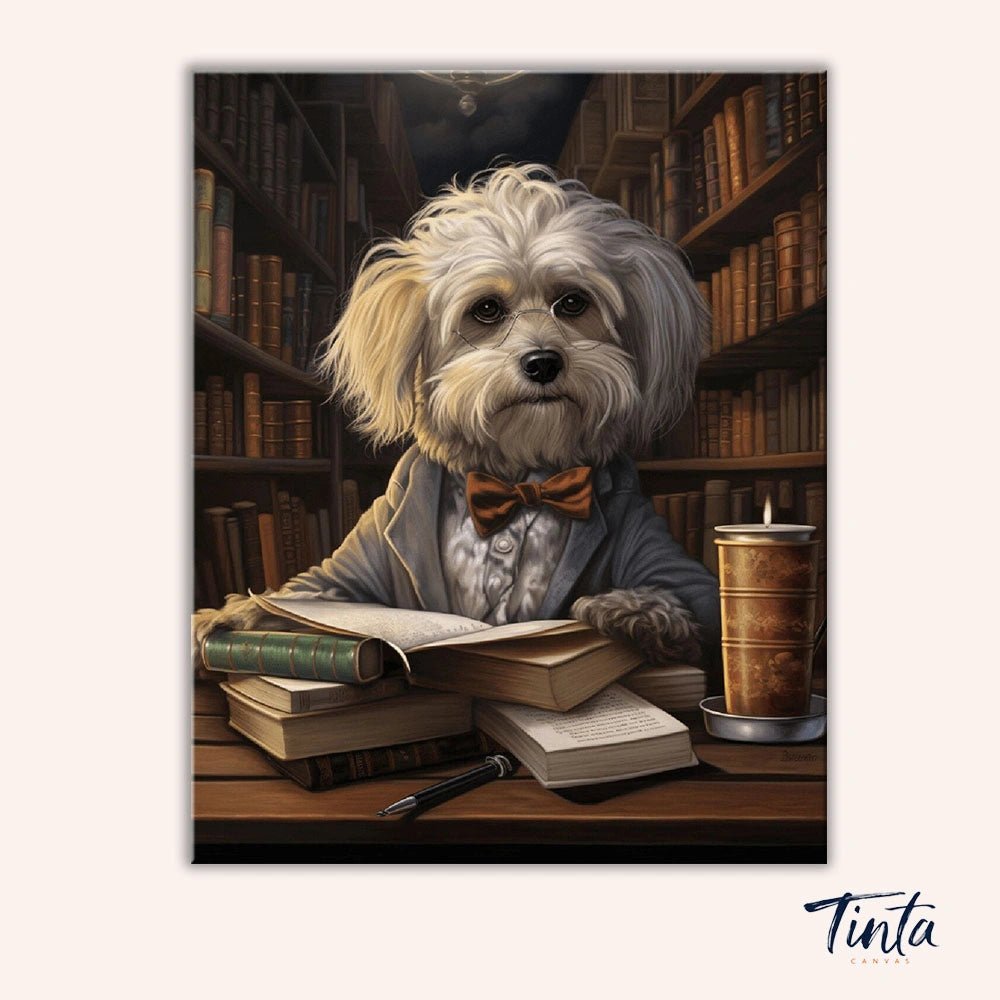 Dogstein paint by numbers kit