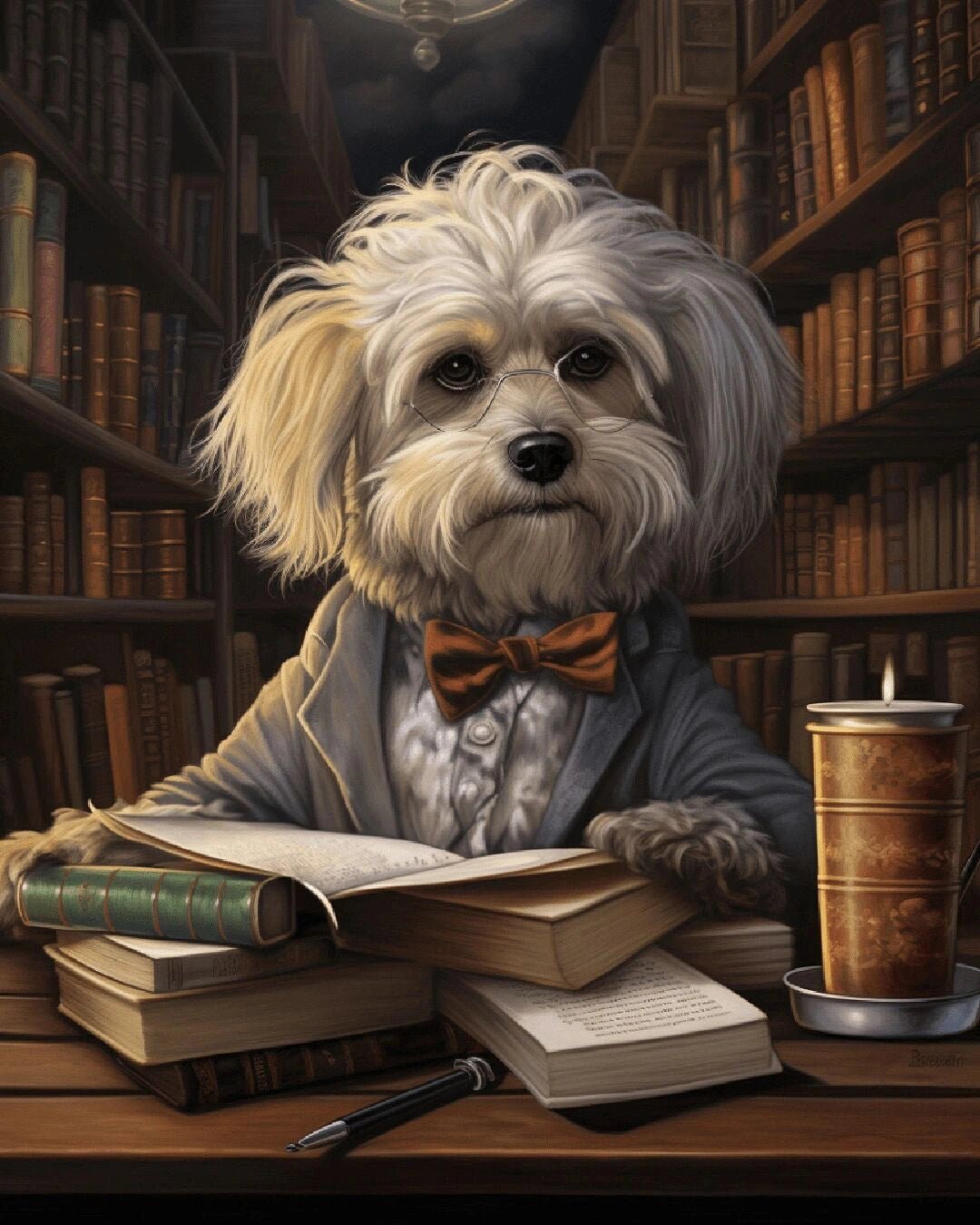 Dogstein paint by numbers kit