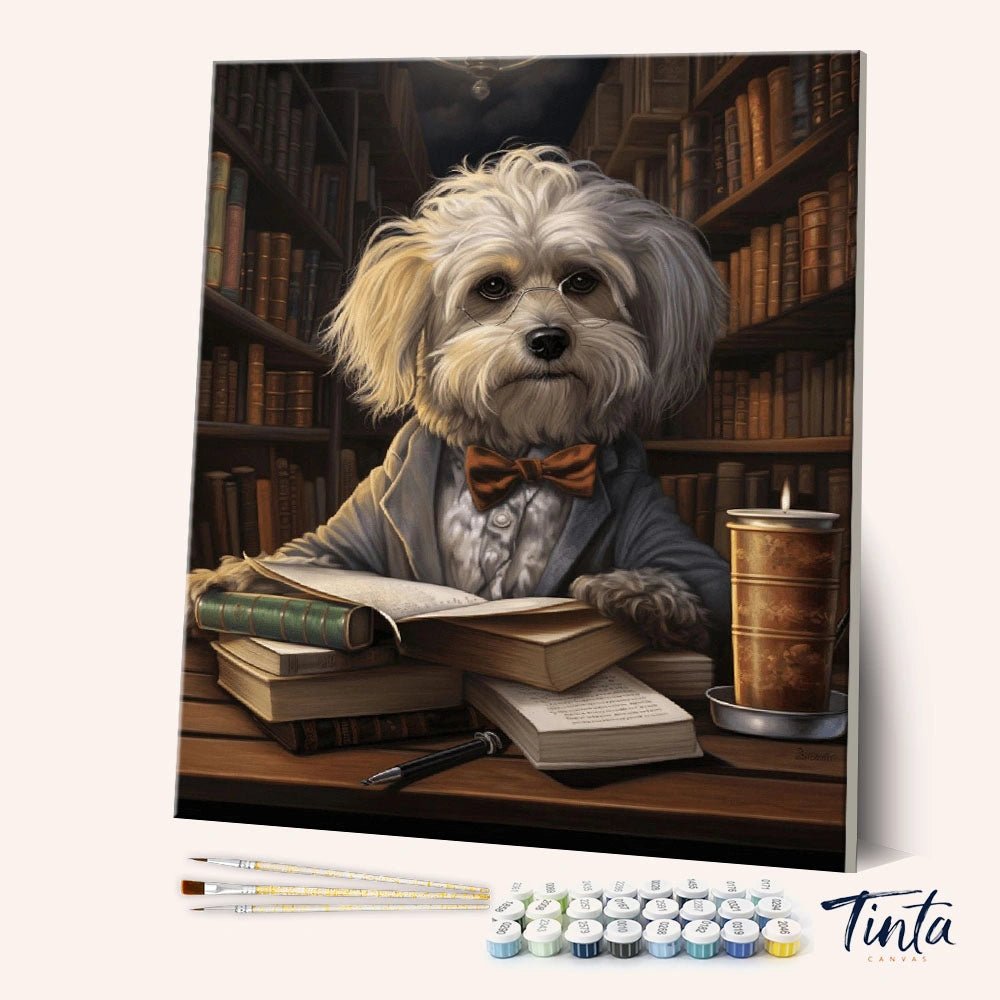 Dogstein paint by numbers kit