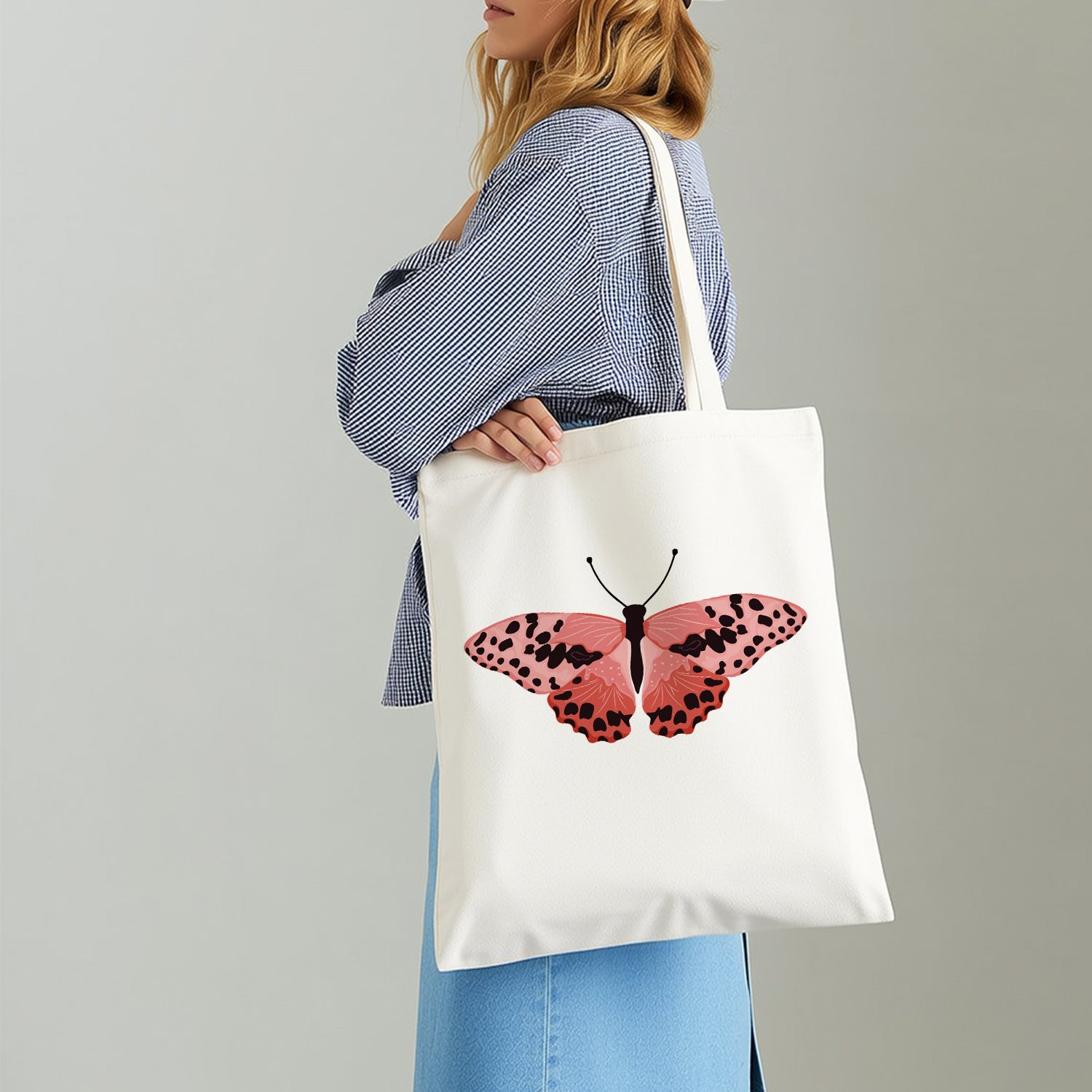 Coral Butterfly Carry Bag paint by numbers kit