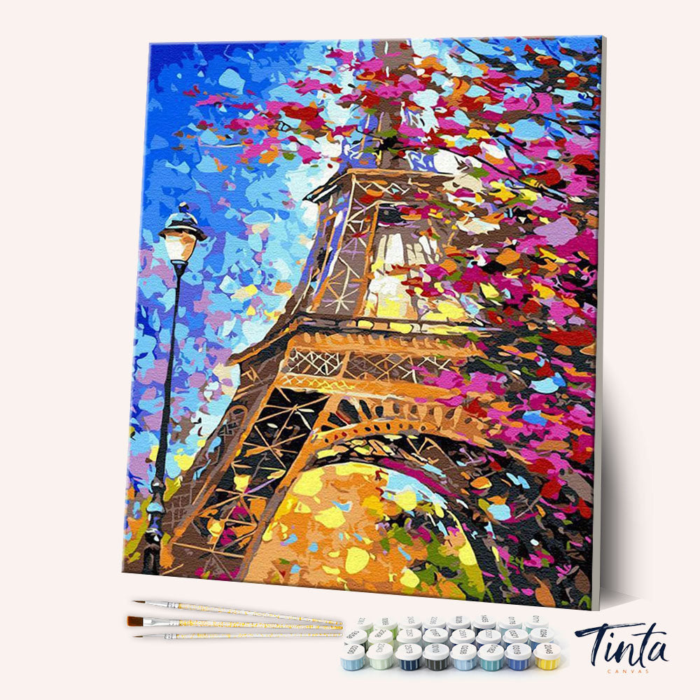 Eiffel Tower in Spring