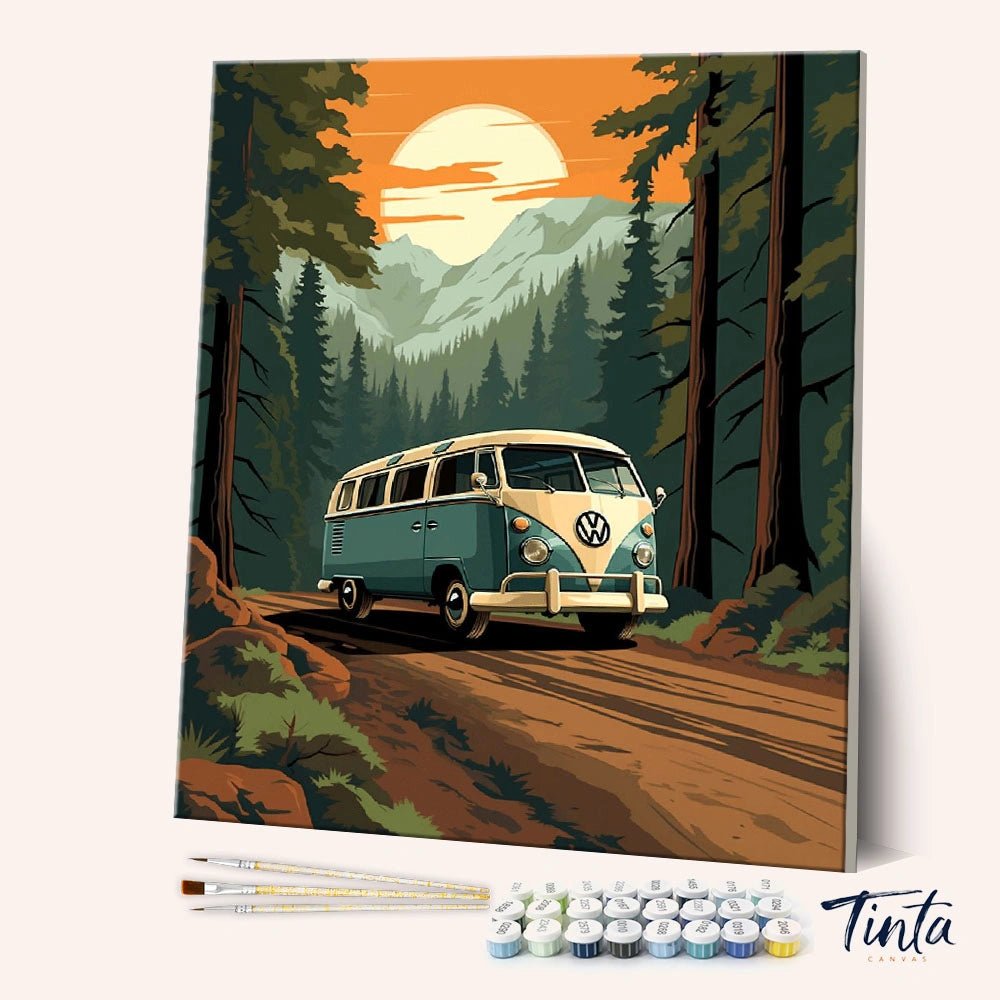 Camping Trip paint by numbers kit