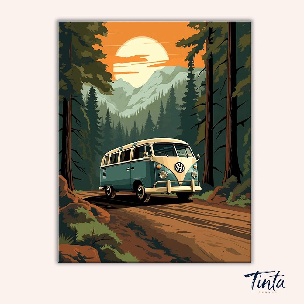 Camping Trip paint by numbers kit