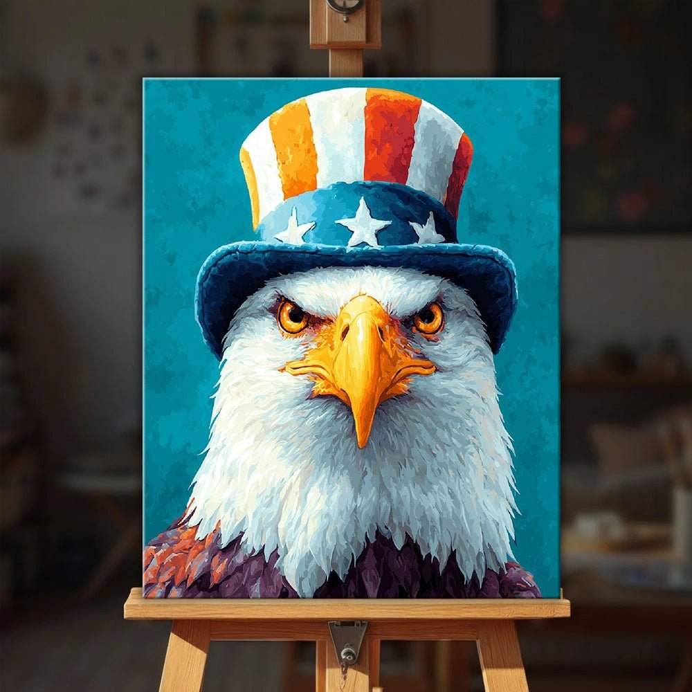 Freedom Stare paint by numbers kit