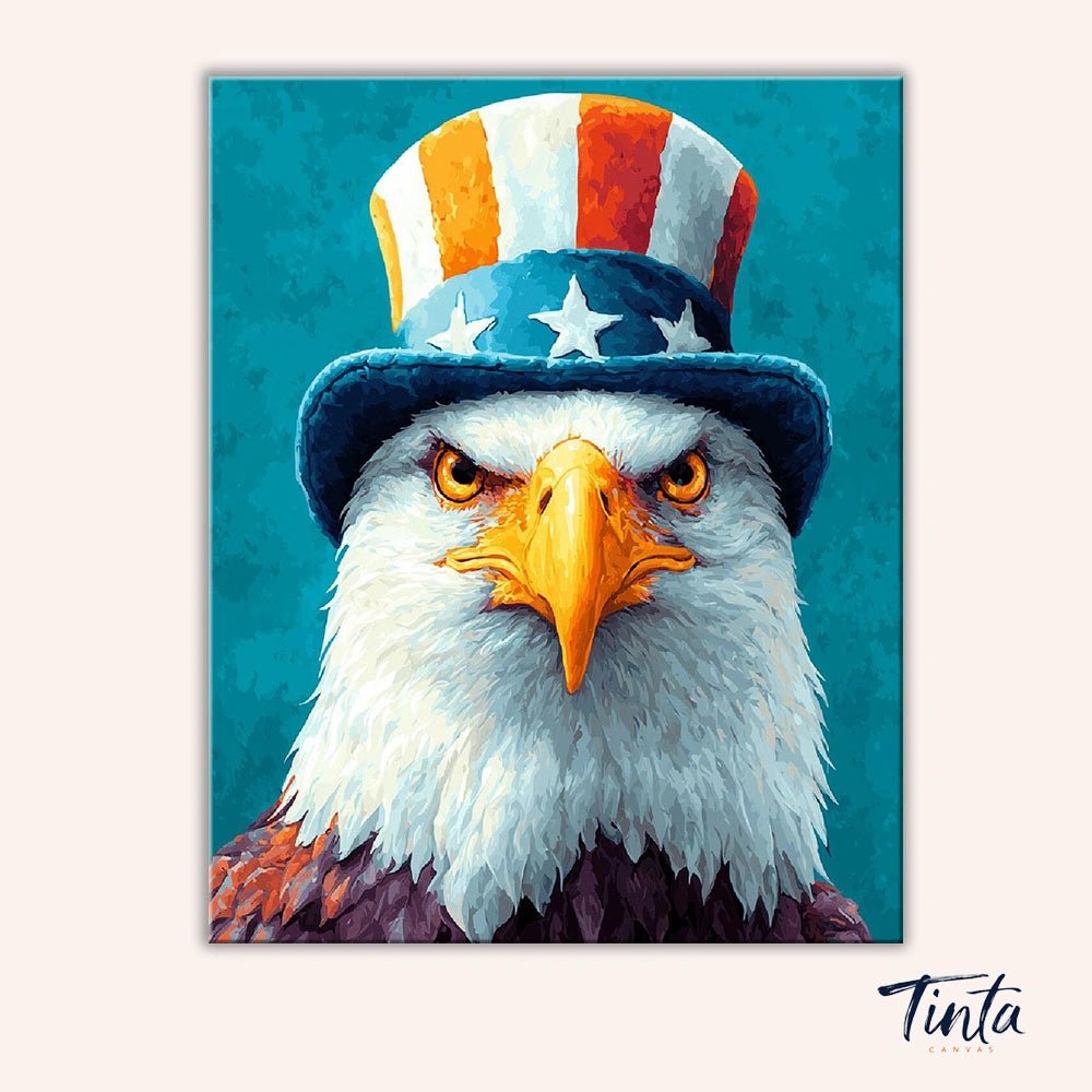 Freedom Stare paint by numbers kit