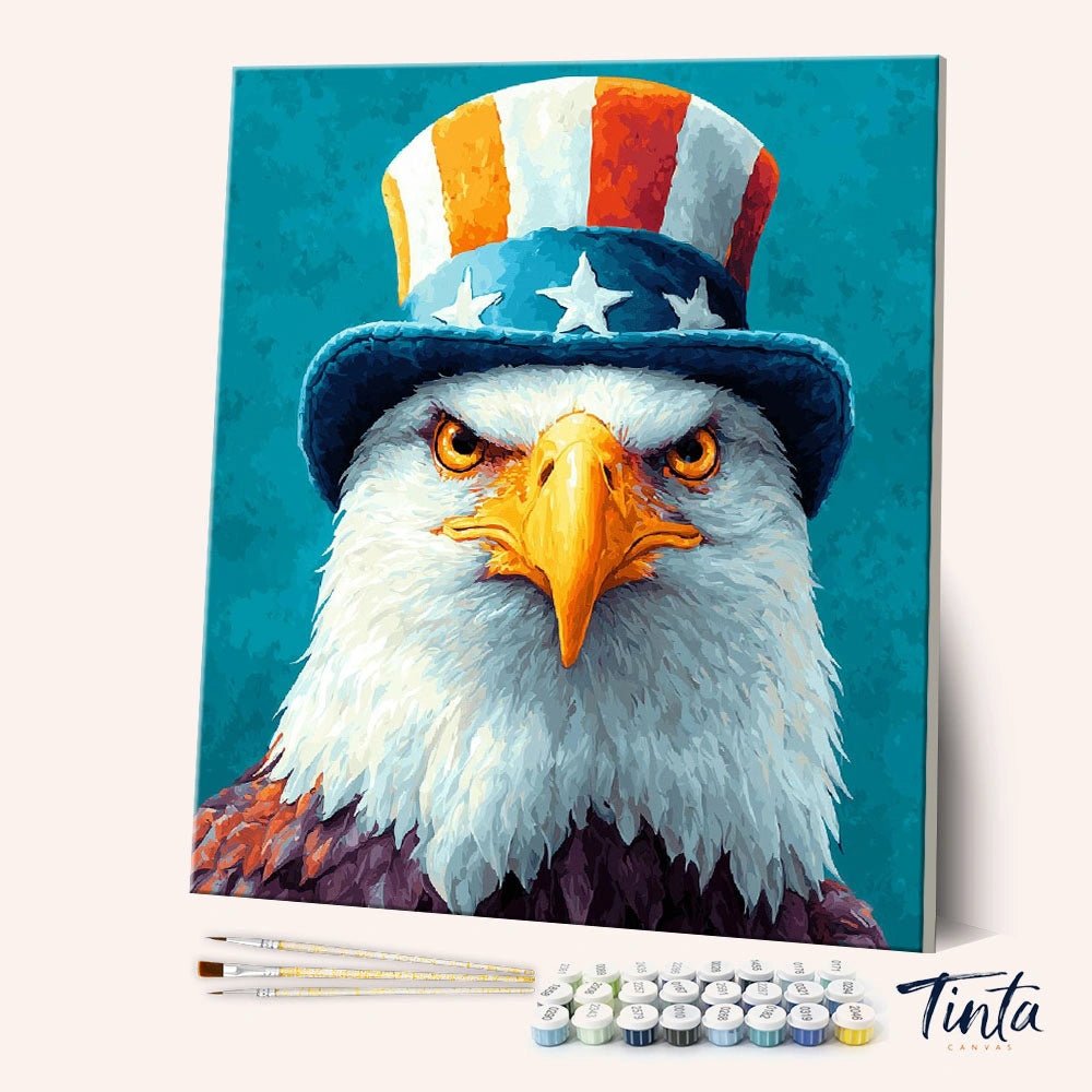 Freedom Stare paint by numbers kit