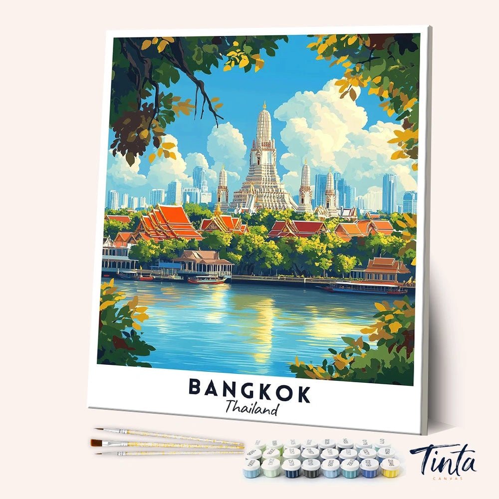 Bangkok - Póster de viaje