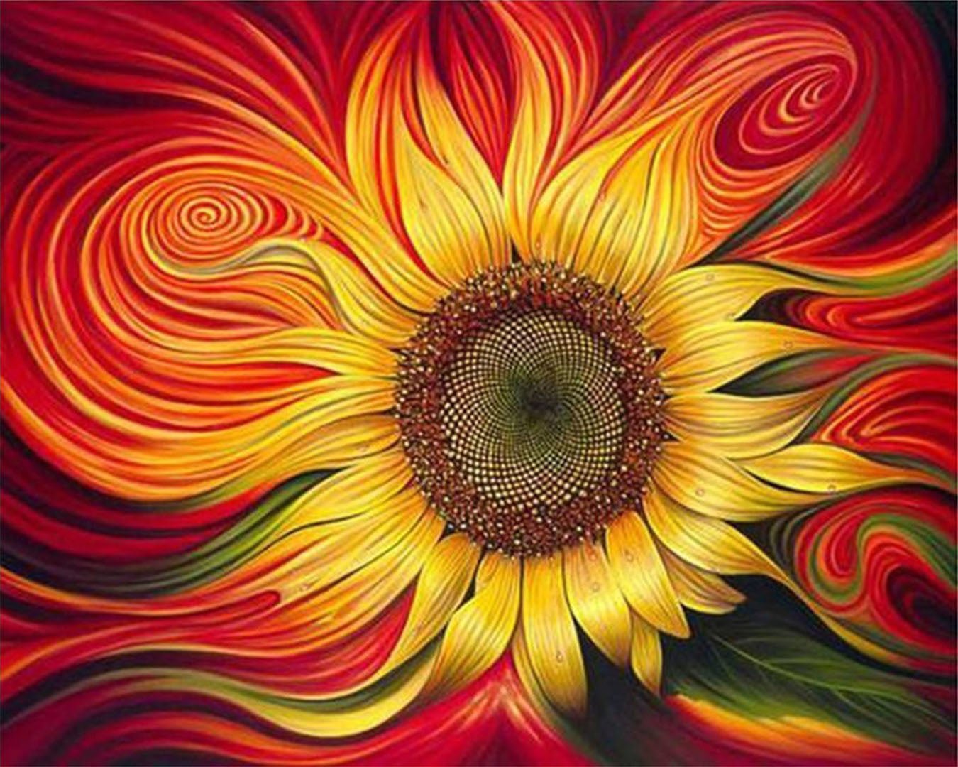 Red Sunflower
