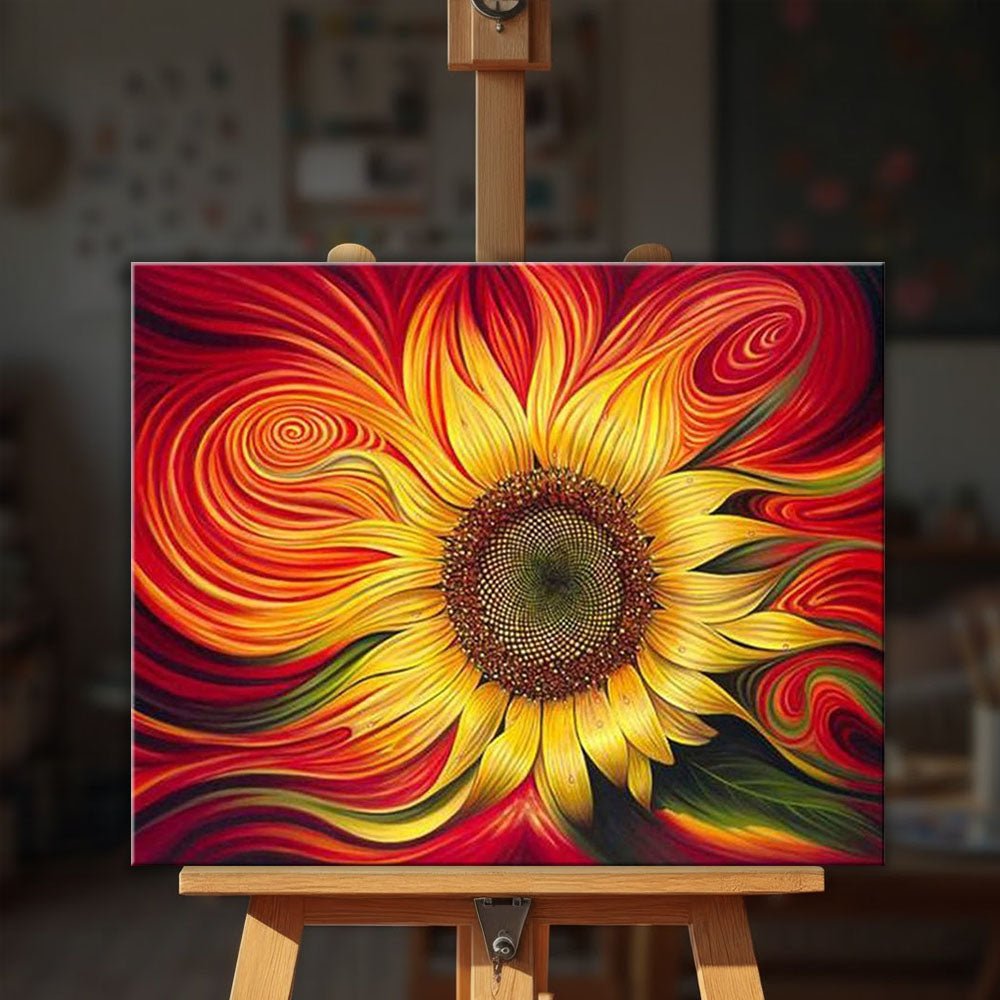 Red Sunflower