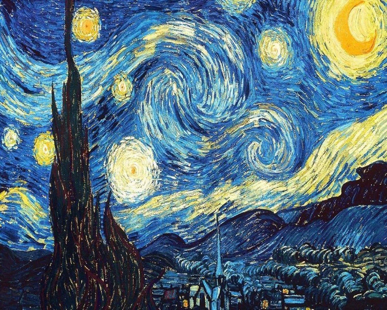 The Starry Night - Vincent van Gogh paint by numbers kit