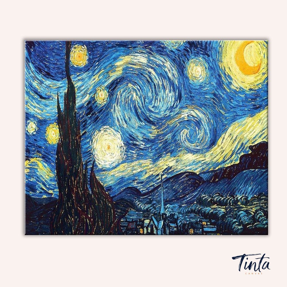 The Starry Night - Vincent van Gogh paint by numbers kit