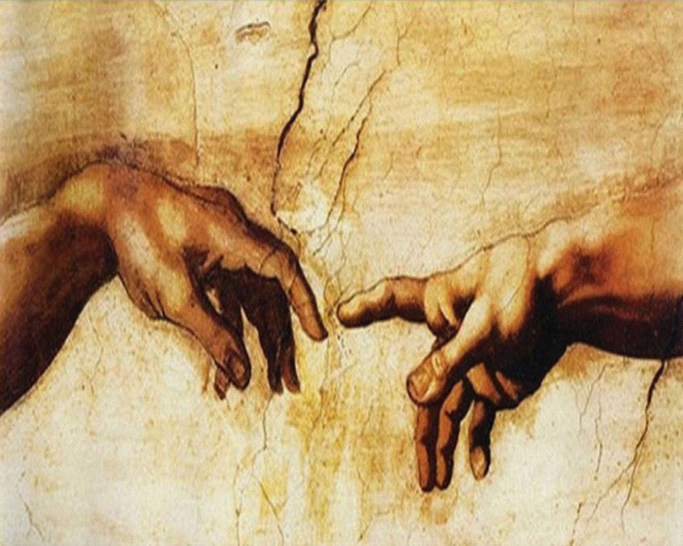 The Creation of Adam paint by numbers kit