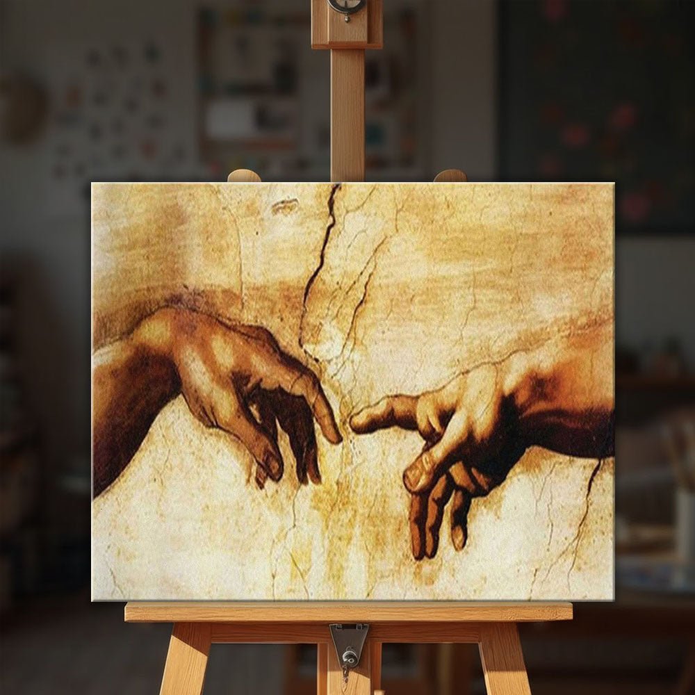 The Creation of Adam paint by numbers kit