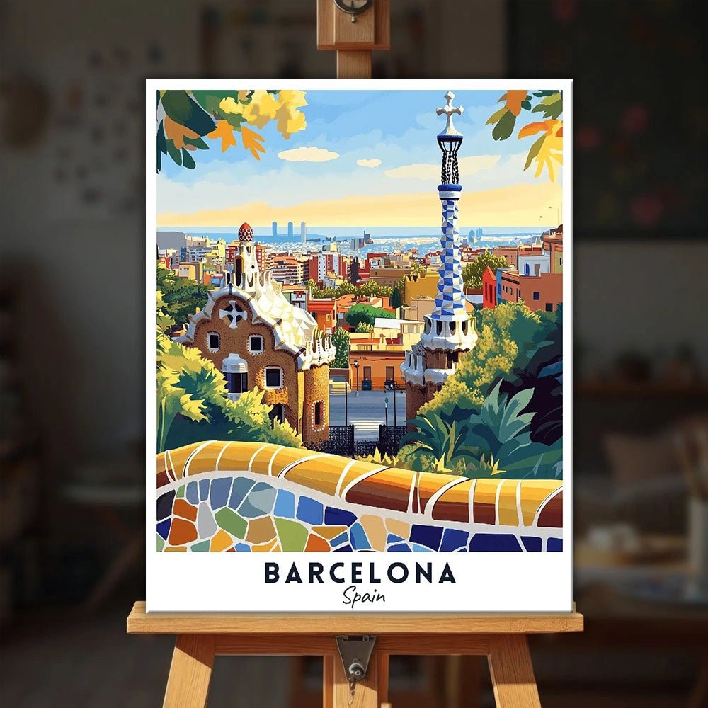 Barcelona - Póster de viaje