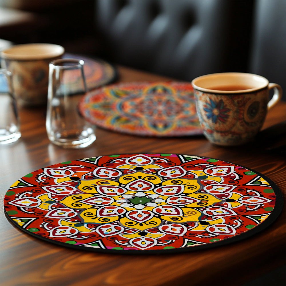 Radiant Mandala (6 Pieces) paint by numbers kit
