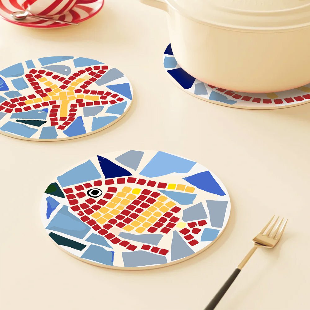 Mediterranean Mosaic (6 Pieces) paint by numbers kit