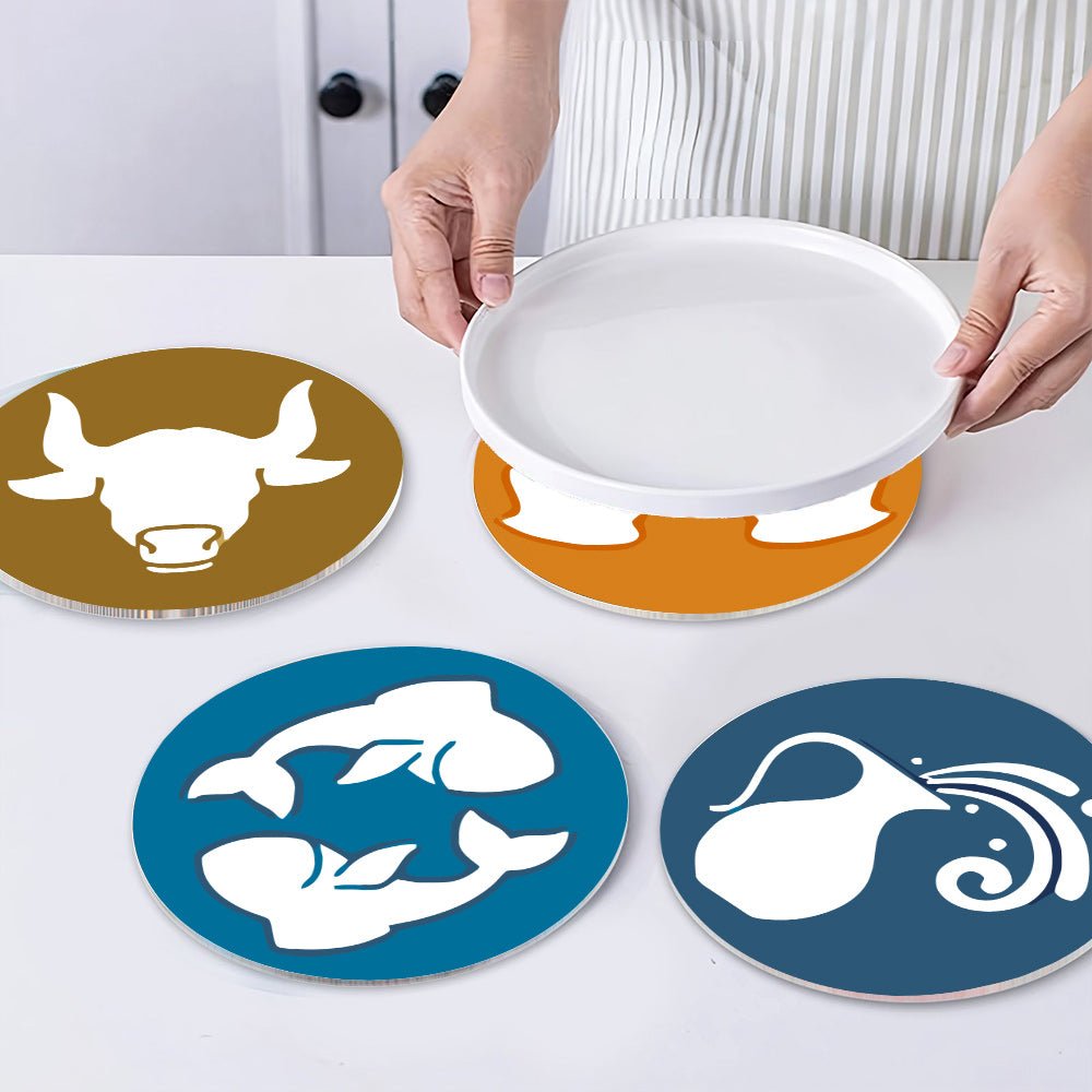 Zodiac Icons (12 Pieces) paint by numbers kit