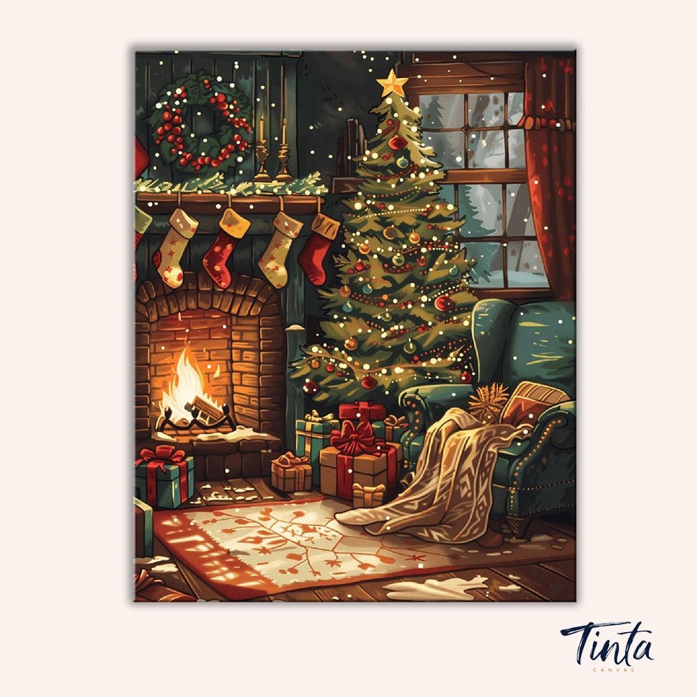 Navidad junto al fuego