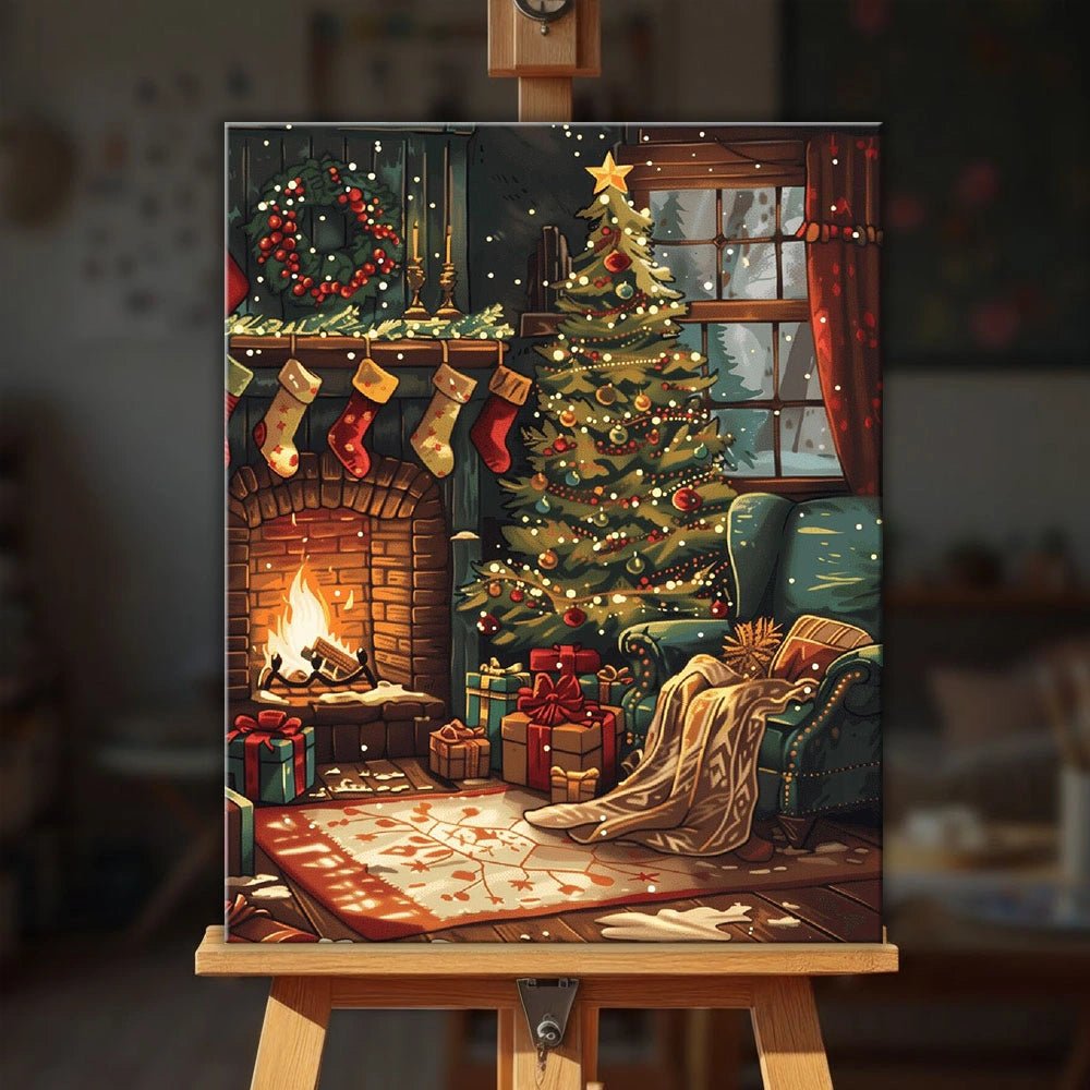 Navidad junto al fuego